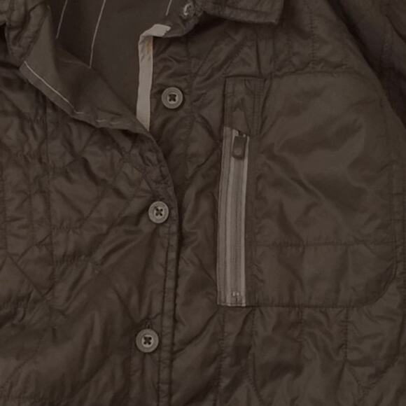 Lululemon Women’s Black Quilted Shirt Jacket Size 6 Casual Lightweight - Picture 3 of 5